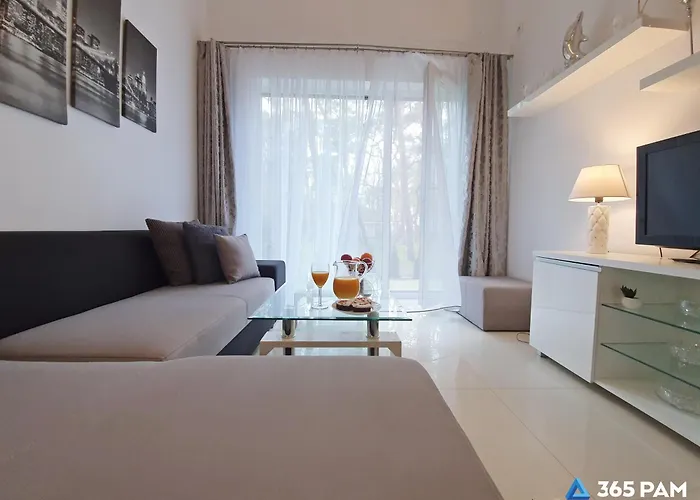 365pam - Dwie Sosny Przy Plazy - Sauna, Jacuzzi, Silownia, Bawialnia ウストロニエ・モルスキエ